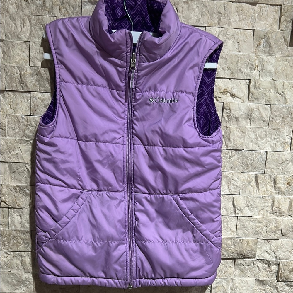Columbia Kids Purple Quilted Vest